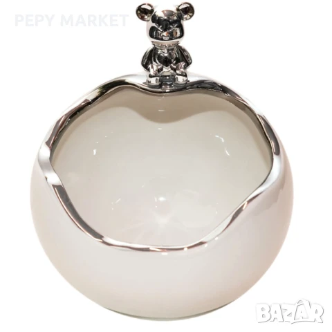 Декоративна купа за съхранение Керамична купа за съхранение на настолни бижута, бутилки за парфюми, , снимка 1