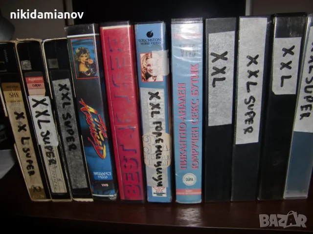 Продавам VHS видеокасети с филми за възрастни, снимка 5 - Плейъри, домашно кино, прожектори - 48682995