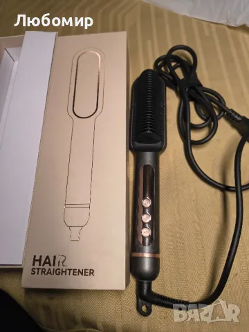 Четка за изправяне на коса с отрицателни йони, 9 температурни настройки, гребен за бързо нагряване

, снимка 3 - Маши за коса - 50168337