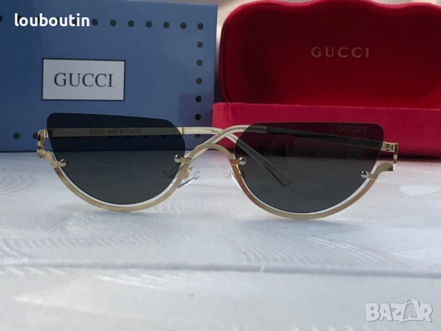 GUCCI дамски слънчеви очила 2 цвята черни кафяви , снимка 7 - Слънчеви и диоптрични очила - 50741247