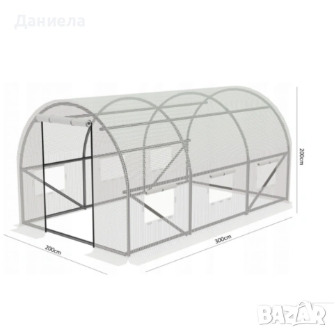 Оранжерия със стабилна поцинкована рамка - професионална защита за вашите култури, снимка 8 - Оранжерии - 53618205