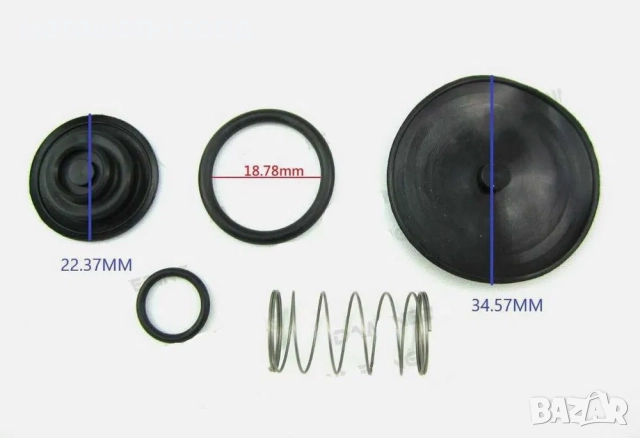 НОВ Ремонтен комплект кран бензин Shadow 500 Xl600 CX500 CB650 VTR250, снимка 2 - Части - 52069617