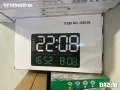 LED стенен часовник X6636 с време, седмица, температура, влажност+дистанционно, снимка 5