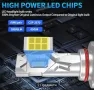 Качествени Алуминиеви Лед Крушки Х11 Х8 Х9 2бр. Комплект LED 12-24V H11 H8 H9 18000LM, снимка 7