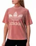 Поло блуза от кадифе Adidas Originals, снимка 6