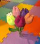 Плетени лалета в различни цветове - подарък за всеки повод, снимка 2