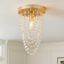 Луксозен плафон с кристали – впечатляващ светлинен ефект дори в малки помещения, снимка 2