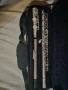 Надлъжна метална флейта с калъф – отлично състояние, снимка 3