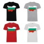 Нова мъжка тениска с Картата на България в четири цвята, снимка 1