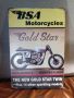 BSA Motorcycles- Gold Star-метална табела (плакет), снимка 1