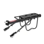 Багажник за велосипед–алуминиева сплав, Черен, снимка 8