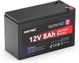 12V 8Ah LiFePO4 Акумулаторна батерия с вграден BMS и голям цикъл (4000+), NASTIMA , снимка 1