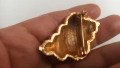 Винтидж стара брошка позлата,раковина,, снимка 5