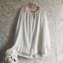 Елегантна нежна бяла туника блуза за бременни бременна H&M MAMA р. L-XL, снимка 10