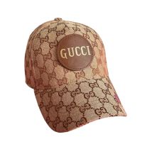 Шапка с козирка Gucci унисекс лукс модел, снимка 2 - Шапки - 45163650