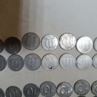 Монети 10 пфениг ГДР, снимка 2 - Нумизматика и бонистика - 45902178