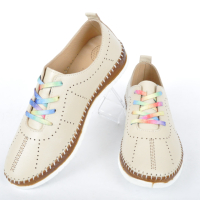 СЕЗОН'24! Ниски дамски обувки от естествена кожа - Два цвята, снимка 3 - Дамски ежедневни обувки - 44937942