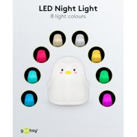 НОВИ! Детска нощна лампа / силиконова лампа / Goobay LED 3 модела, снимка 11 - Детски нощни лампи - 45080128