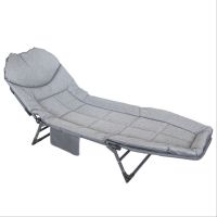 Сгъваемо походно легло тип Шезлонг 190см, снимка 2 - Градински мебели, декорация  - 45450094