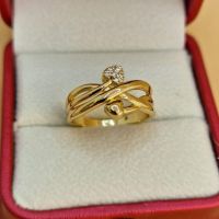 пръстени от медицинска стомана с 18к златно покритие , снимка 6 - Пръстени - 45398238