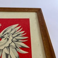 Герб на Полша в рамка на фазер, снимка 4 - Антикварни и старинни предмети - 45929792