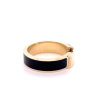 Златен дамски пръстен Hermes 2,88гр. размер:54 14кр. проба:585 модел:23693-3, снимка 3 - Пръстени - 45735635