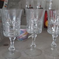 Продавам 5броя кристални чаши , снимка 1 - Чаши - 45839928