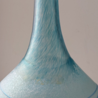 Стара авторска ваза от стъкло на шведска фирма/ Kosta Boda/подписана, снимка 3 - Вази - 44978193