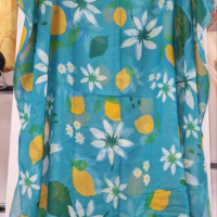Туника-рокля за плажа в модерни цветни принтове и в свободна права кройка, универсален размер, снимка 4 - Други - 44995541