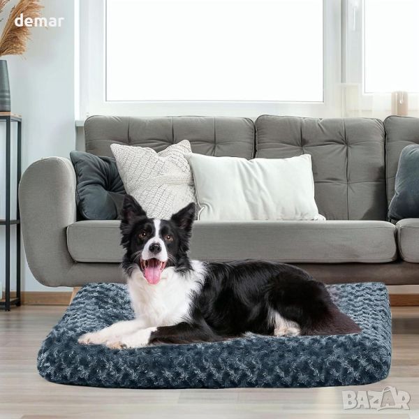 Кучешко легло OKYUK, миещо се, (XL, тъмно сиво), снимка 1