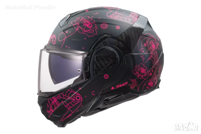 КАСКА LS2 FF910 ADVANT II SOPHIA BLACK PINK, снимка 1
