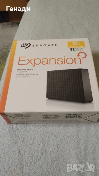 External HDD 10TB Seagate USB 3.0 външен хард диск 10ТБ, снимка 1