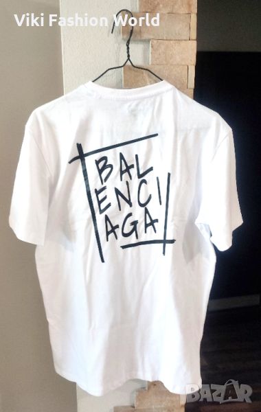 Balenciaga тениска бяла , снимка 1