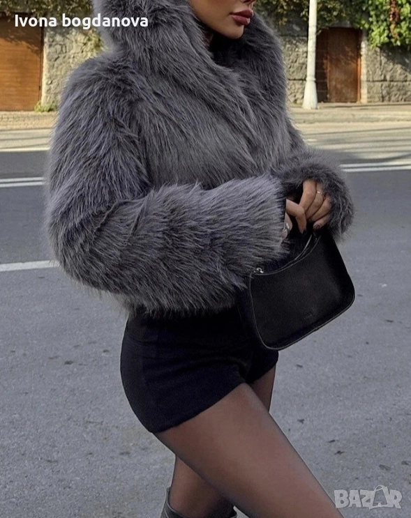 НОВО Пухено яке 🥰, снимка 1