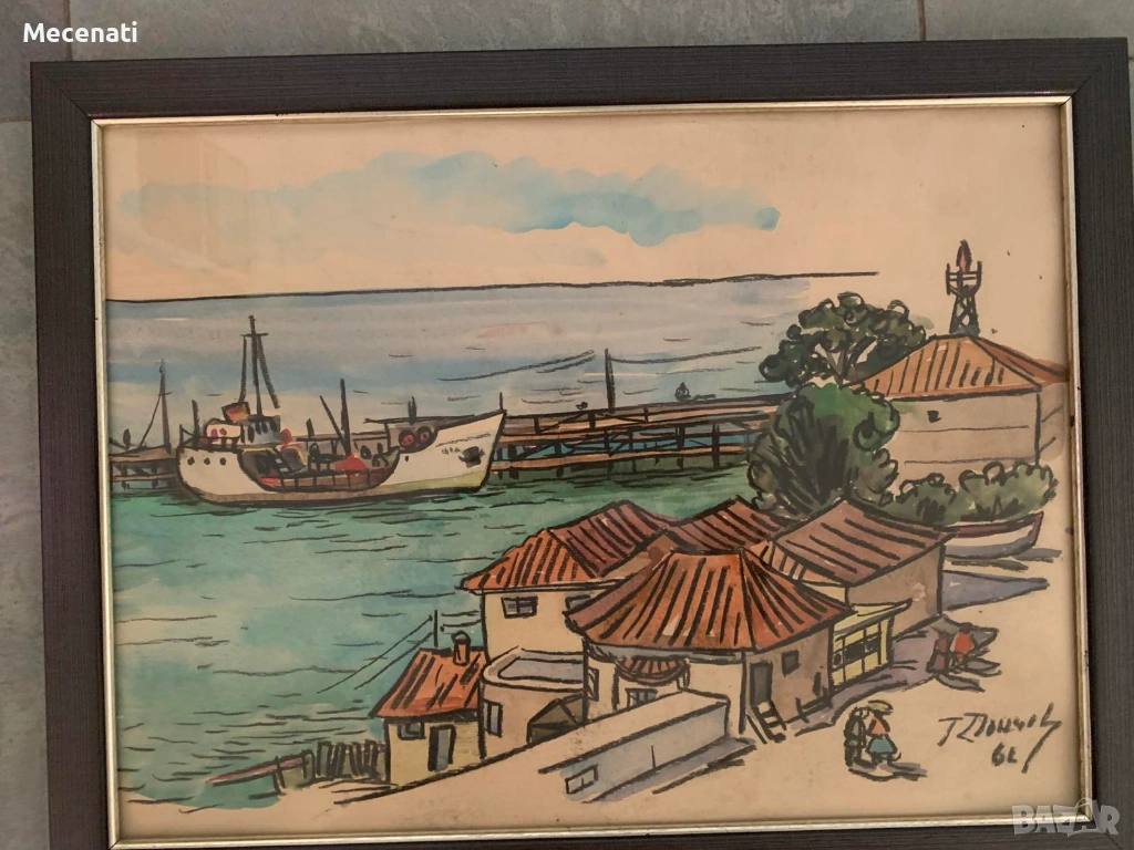 ГЕОРГИ ДОНЧЕВ - масло, пейзаж, снимка 1