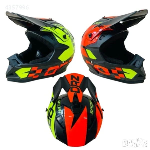 Кросова каска, За крос, АТВ, Велосипеди и др, S-M, снимка 1