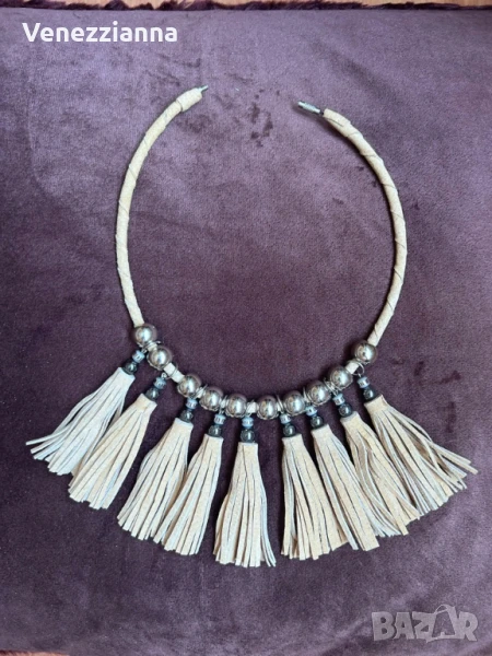 Колие БОХО стил Ръчна изработка, снимка 1