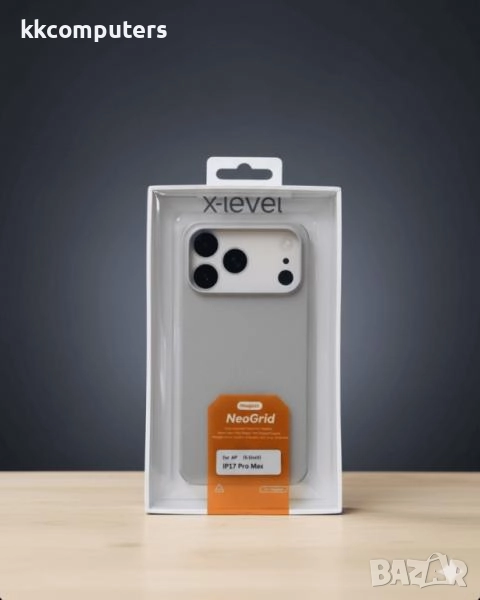 Калъф PVC X-Level NeoGrid MagSafe / Сив / за iPhone 17 Pro Max 6.9 Баркод : 3133407, снимка 1