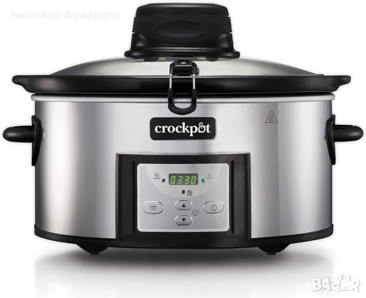 Уред за бавно готвене Crockpot с функция за автоматично разбъркване, снимка 1