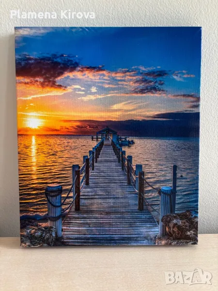 Картина | Принт | Морски залез, снимка 1