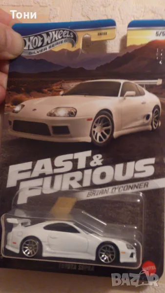 Hot Wheels, Toyota Supra, Brian O'Conner Fast and Furious, снимка 1