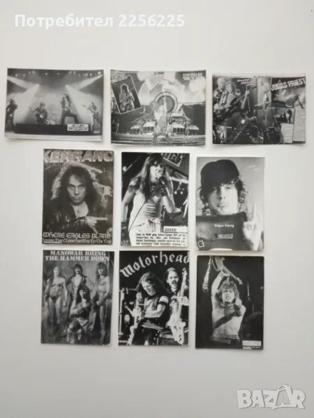 ЛОТ картички на метъл групи (лот 17), снимка 1