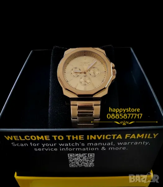 часовник INVICTA Speedway Gold new, Инвикта нов , снимка 1