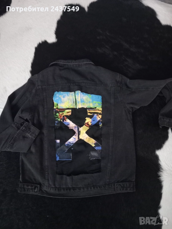 дънково яке Off white, снимка 1