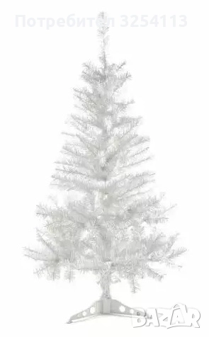 Коледна елха бяла 120см., снимка 1