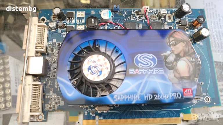 Видеокарта SAPPHIRE Radeon HD 2600 PRO 256MB DDR3 PCI-E, снимка 1