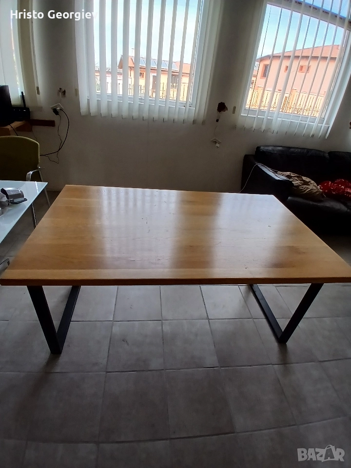 Масивна маса от дъб, снимка 1