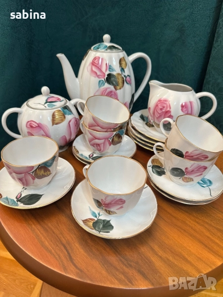 Руски/съветски сериз Сватбен подарък или Рози на ЛФЗ Ломоносов, снимка 1