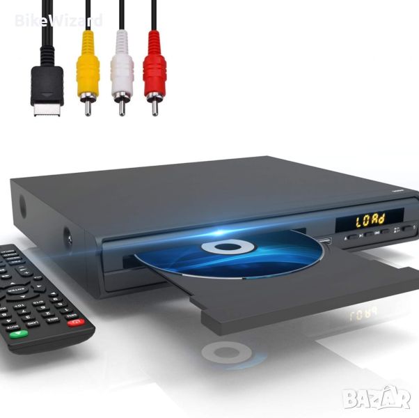 Maite DVD плейър HDMI AV порт USB ,вход за микрофон, поддръжка на NTSC PAL система, снимка 1