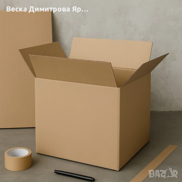 Трипластов кашон 60x40x40 с възможност за брандиране – Идеален за съхранение и транспортиране, снимка 1